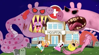 Peppa Pig turns into Zombie Snake & Giant Xenomorph at the Hospital | Peppa Pig Animation