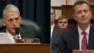 Rep. Trey Gowdy questions FBI's Peter Strzok in fierce grilling