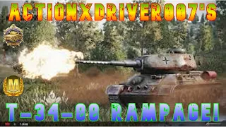 ActionXDriver007's T-34-88 Rampage! ll Wot Console - World of Tanks Modern Armor