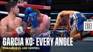 Every Angle Of Ryan Garcia's KO of Luke Campbell