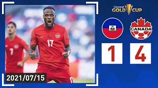 HIGHLIGHTS: #CANMNT 4:1 HAI #GoldCup21