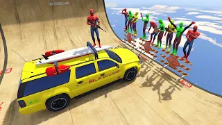 GTA 5 Crazy Ragdolls SPIDERMAN Jumps/Fails Insane #6 (Euphoria Physics, Funny Moments) Funny