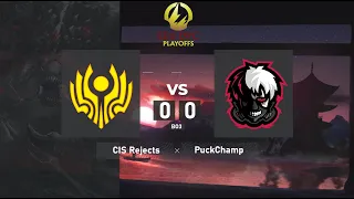 CIS Rejects vs. PuckChamp - DPC EEU 2021/2022 Tour 2: Playoffs | BO3 @4liver