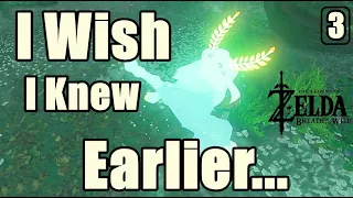 I wish I Knew Earlier in Zelda Breath of The Wild #3