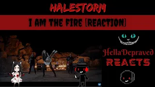 INTO THE FIRE! - Halestorm - I Am The Fire [REACTION]