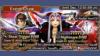 DFFOO -  Ultimecia & Squall EX Banner Draw Pulls