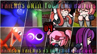 Friends Until Your End but it's Rainbow Friends VS Doki Doki Takeover - FNF Cover #4 {Cover Remake}