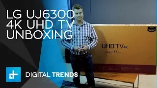LG UJ6300 4K UHD TV - Unboxing