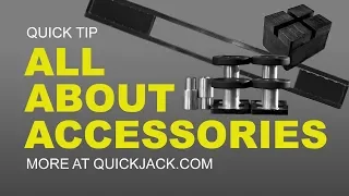 All QuickJack Accessories and How to Use Them