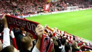 You'll never walk alone - Liverpool fans singing at Anfield