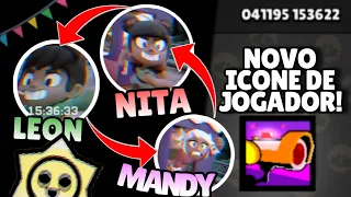 🍭 ROSTO do LEON E DA NITA FORAM REVELADOS! Mandy e Poco deram as caras - Brawl Stars