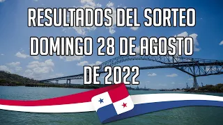 Resultados Lotería de Panamá Domingo 28 de agosto 2022