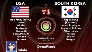 Talala смотрит игру США VS Южная Корея на OWC 2022. Грандфинал.