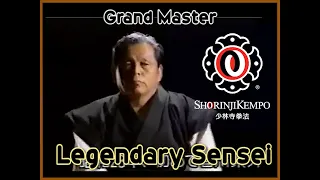 Legendary Sensei Shorinji Kempo Kondo Dobun, Daihanshi, 9 dan  Grand Master, Martial Arts   少林寺拳法