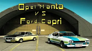 Opel Manta vs. Ford Capri - Special Extended 16:9 Version!