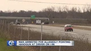 Road rage incident on I-96