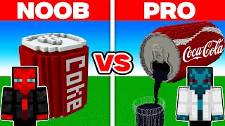 NOOB vs PRO: COCA COLA Dům Stavěcí Challenge v Minecraftu