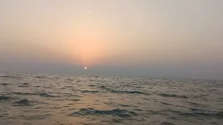 Beauty of sunset in the Sea