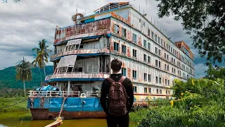 Man finds giant ship in the middle of the jungle, when he looks inside, he sees something SHOCKING!