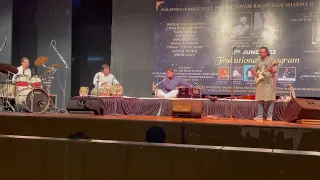 Aaye na balam //Live the great 🎉🎶🎵DholAK tabla Mastero pandit Navin Sharma /Sharad Sharma //