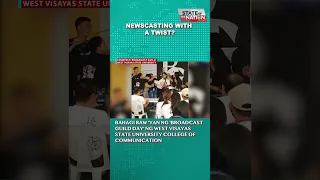 Estudyante sa Iloilo, hindi nagpatinag sa newscasting competition na may twist #shorts | SONA