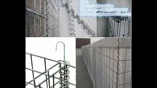 wire spiral/spring machine for gabion box