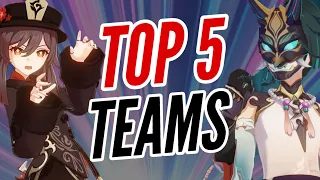 TOP 5 MOST POPULAR TEAMS IN GENSHIN IMPACT