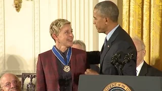 Ellen DeGeneres Awarded Medal Of Freedom