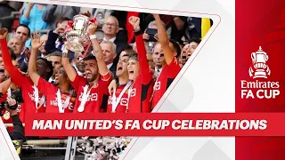 FULL : Manchester United's FA CUP trophy celebration | Astro SuperSport