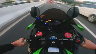 POV RIDE WITH MY Kawasaki Ninja ZX10R | POPS AND BANGS | 4K RES