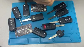Ключ Mazda высаживает батарейку