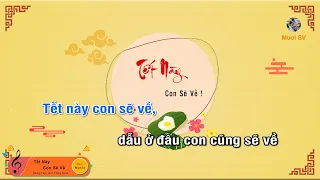 TẾT NÀY CON SẼ VỀ - BÙI CÔNG NAM (Guitar beat solo karaoke), Muoi Music | Muối SV