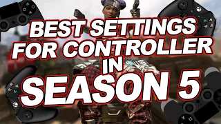 Best Season 5 Controller Settings! (Apex Legends)