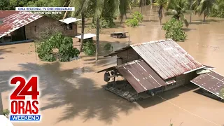 Malaking bahagi ng Davao Region, lubog pa sa baha; mga nasawi sa Davao de Oro,... | 24 Oras Weekend