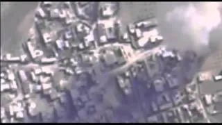 Точное попадание крылатой ракеты ВКС РФ в пункт управления боевиков в Сирии