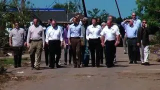 President Obama Tours Tornado-Damaged Areas