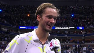 Daniil Medvedev: "I'll be eating popcorn in front of the TV!" | US Open 2019