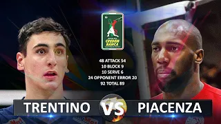 Trentino vs Piacenza | Italian Volleyball SuperLega 2023/2024