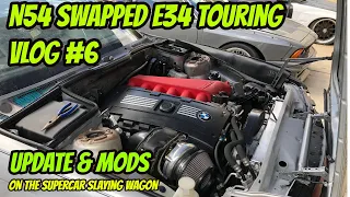 N54 Swapped E34 Touring Vlog #6 Update, Mods & Wiring