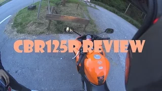 CBR125R Review + Fakten & Topspeed 135kmh bei Wind