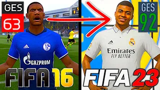 ICH KAUFE MBAPPÉ IN JEDEM FIFA !!! 🇫🇷🤑 FIFA 16 ⏩ FIFA 23 Karrieremodus Challenge