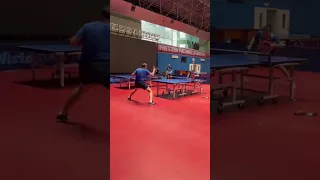 Скачков идёт на мяч Кацмана #настольныйтеннис #tabletennis #pingpong #training #тренировка #best