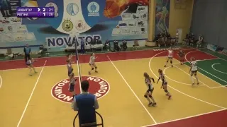 Волейбол. Новатор - Регіна-МЕГУ-ОШВСМ. 2-а гра