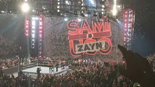 Sami Zayn Entrance Elimination Chamber 2023 WWE, Montreal(Mega Pop!!!)