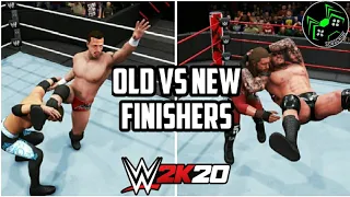 WWE 2K20 | Top 5 Old Finishers Vs New Finishers!