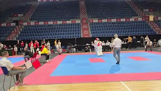 Julia Białek kumite juniorek-60kg Mistrzostwa Makroregionu Zachodniego 23.03.2024 Włocławek