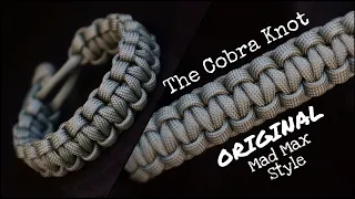 HOW TO MAKE A MAD MAX STYLE ORIGINAL PARACORD BRACELET, SURVIVAL BRACELET, NO CLASP OR BUCKLE.