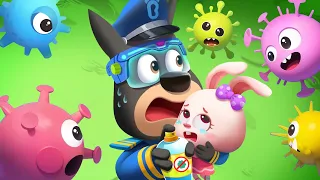 Virus Showdown | Healthy Habits | Educational Cartoons for Kids | Sheriff Labrador