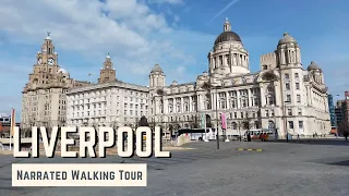 LIVERPOOL | 4K Narrated Walking Tour | Let's Walk 2022