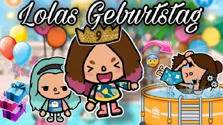 😈 LOLAS GEBURTSTAG 🥳 | CHAOS, ÄRGER UND STREICHE | PART 1 | SPANNEND | TOCA BOCA STORY DEUTSCH